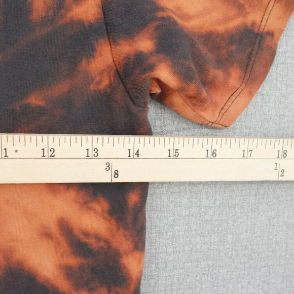 Yeezus Kanye Shirt Youth Extra Large Black Orange Tie-Dye Short Sleeve Crew Neck - Picture 6 of 8